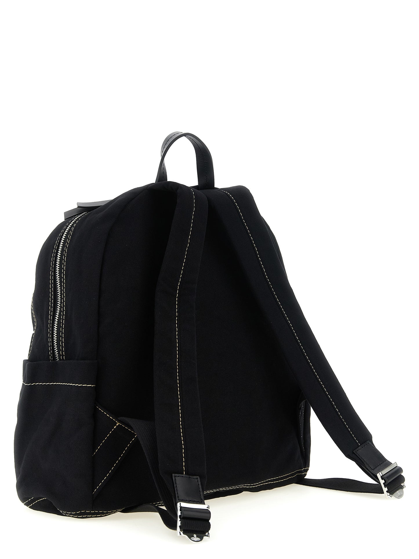 Vivienne Westwood Black Cotton Backpack