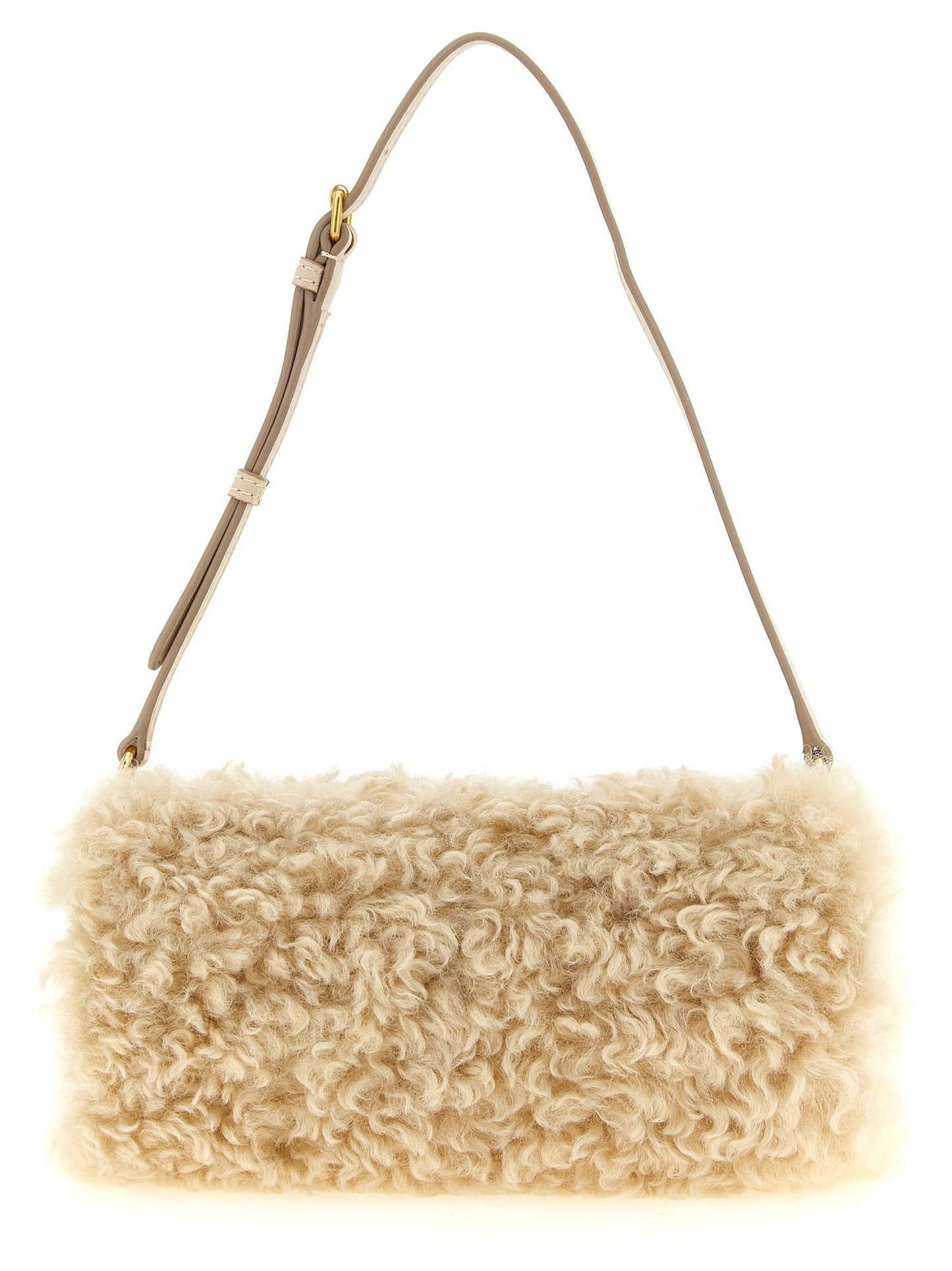 Stella McCartney Beige Polyester Clutch Bag