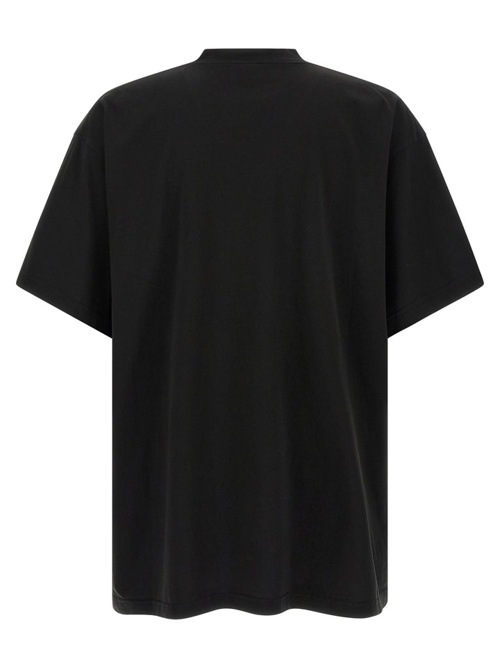 Balenciaga Black Cotton T-Shirt