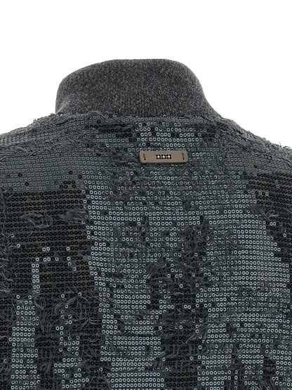 Peserico Gray Polyester Sleeveless Jacket
