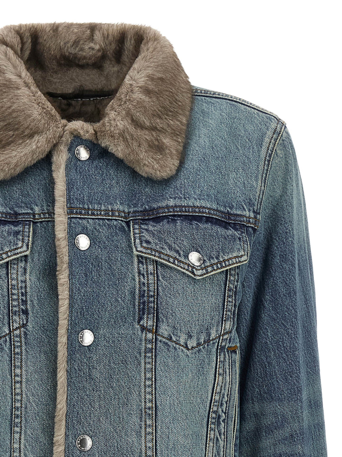 DENIM X ALEXANDER WANG Blue Cotton Denim Jacket