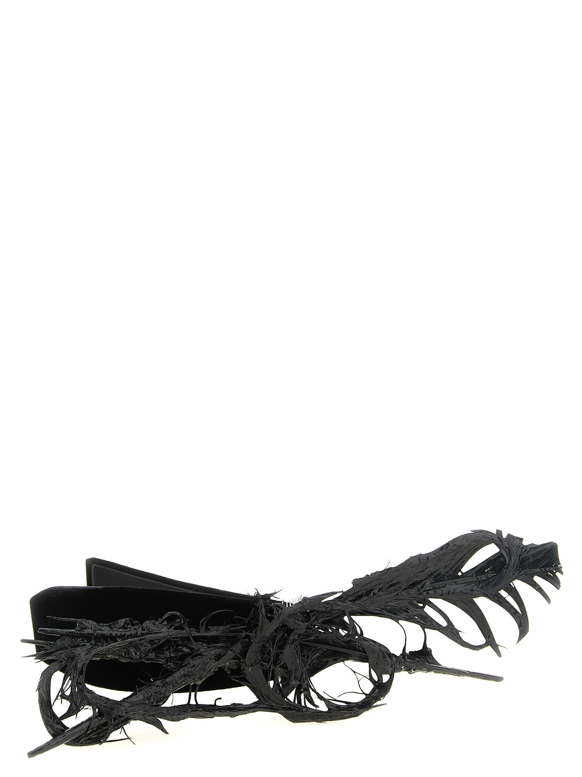 Comme Des Garçons Black Rayon Headband