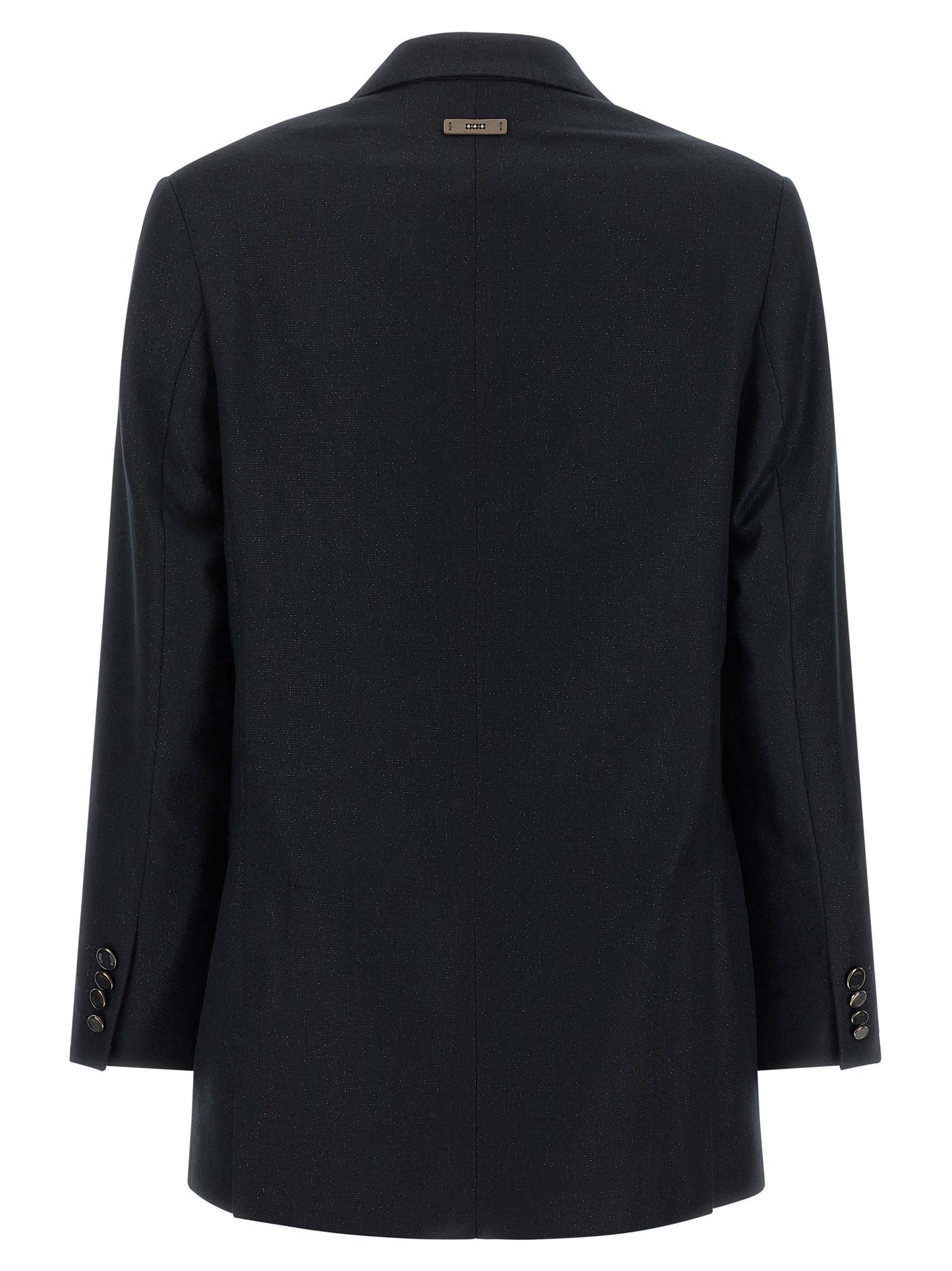Peserico Black Virgin Wool Blazer