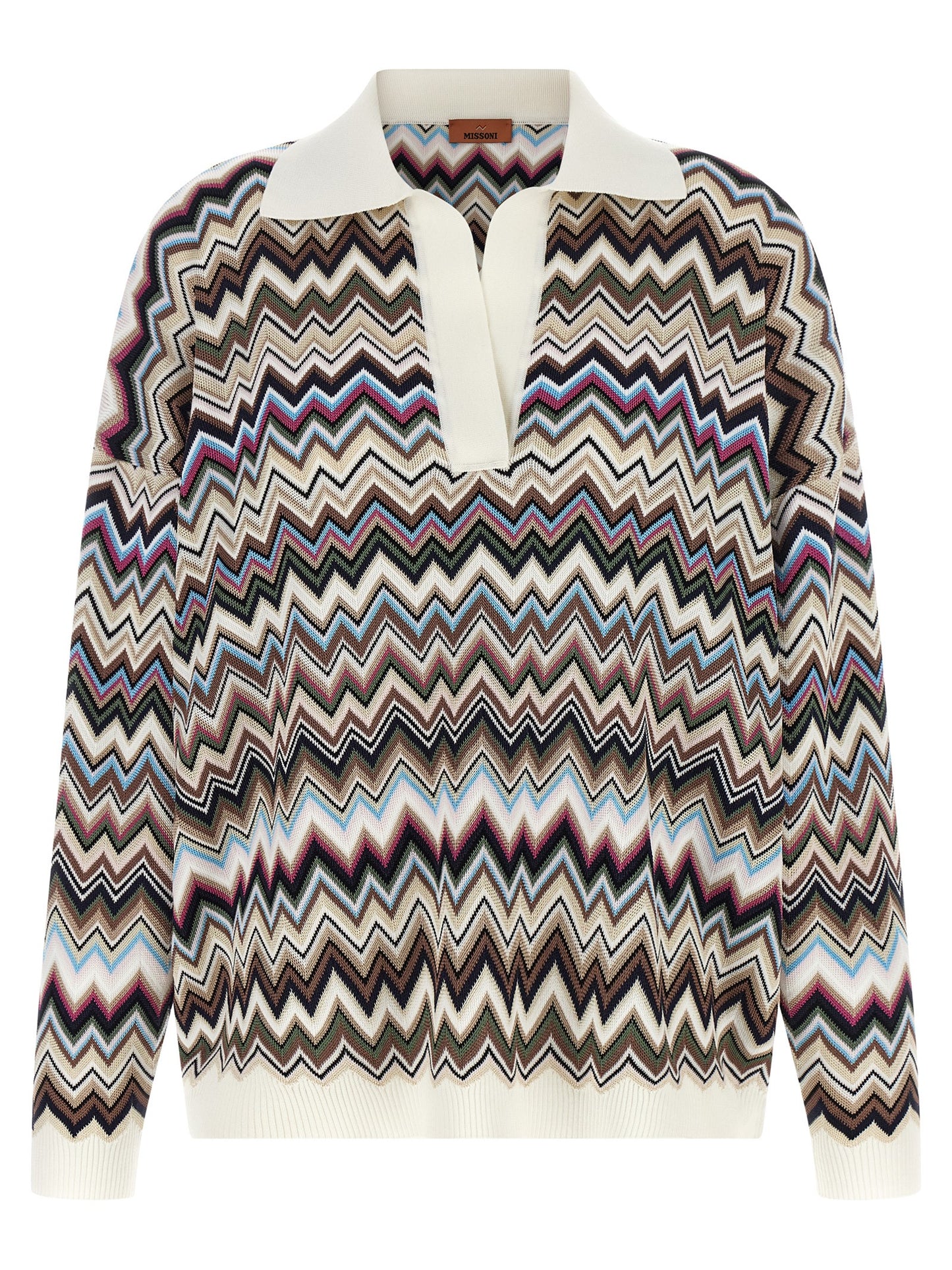 Missoni Multicolor Viscose Polo Shirt