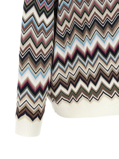 Missoni Multicolor Viscose Polo Shirt