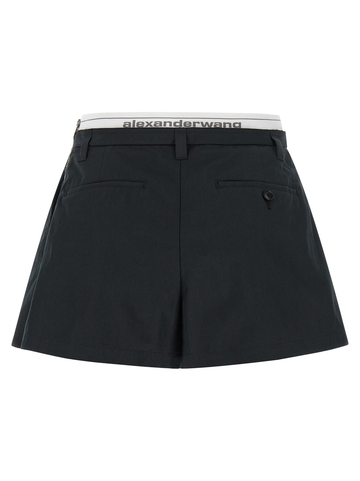 Alexander Wang Black Cotton Bermuda Shorts
