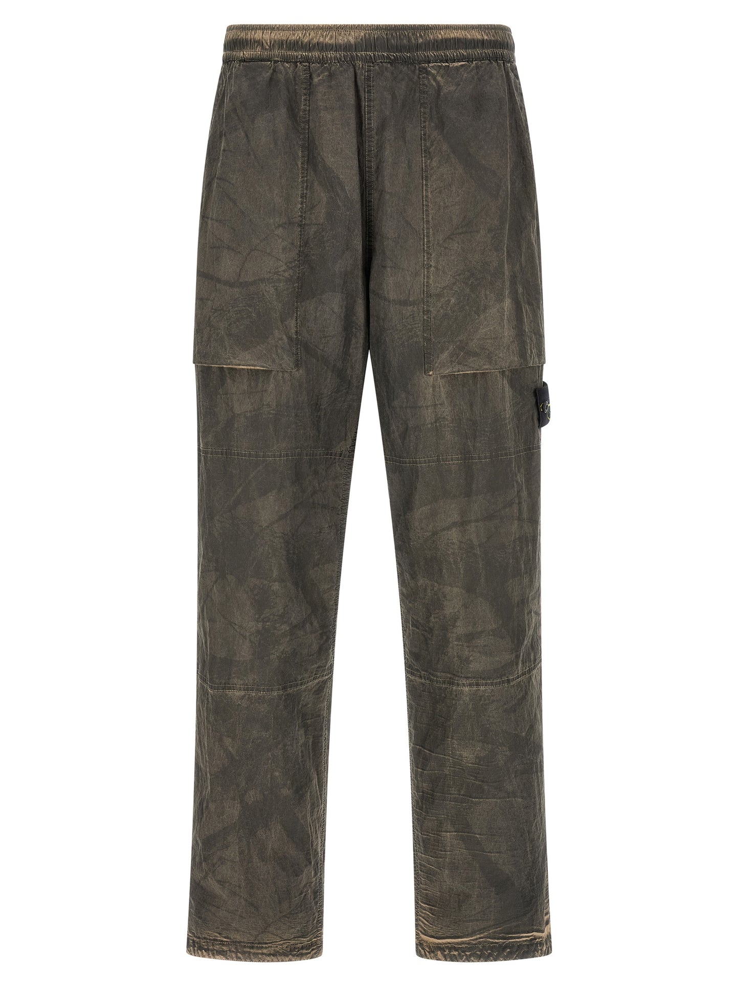 Stone Island Gray Polyamide Casual Pants