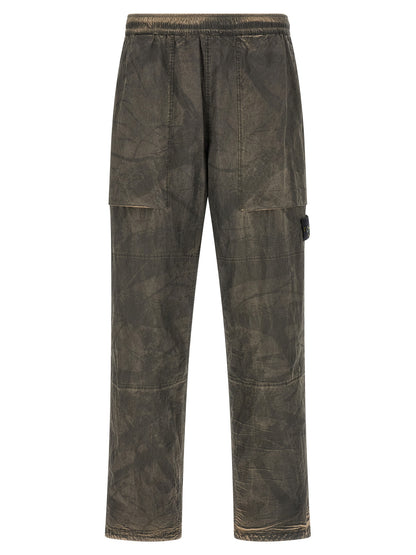 Stone Island Gray Polyamide Casual Pants