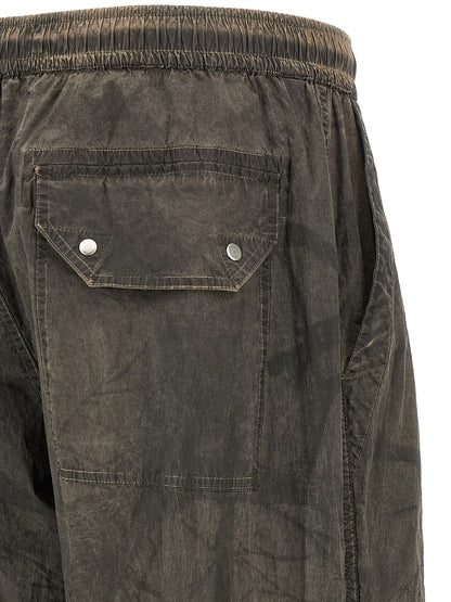 Stone Island Gray Polyamide Casual Pants