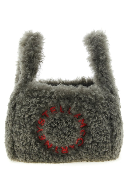 Stella McCartney Gray Polyester Shoulder Bag