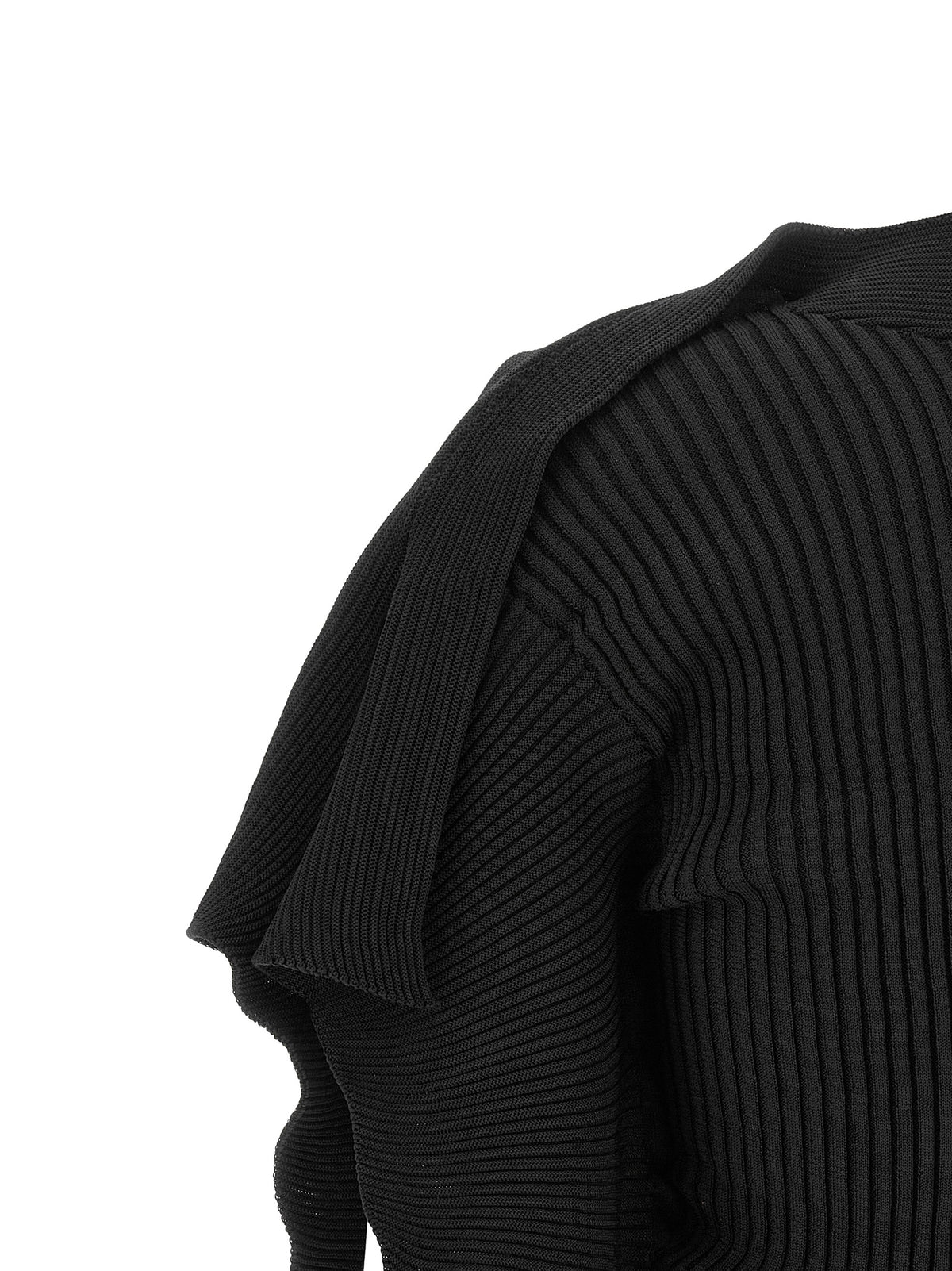 Issey Miyake Black Polyester Blouse