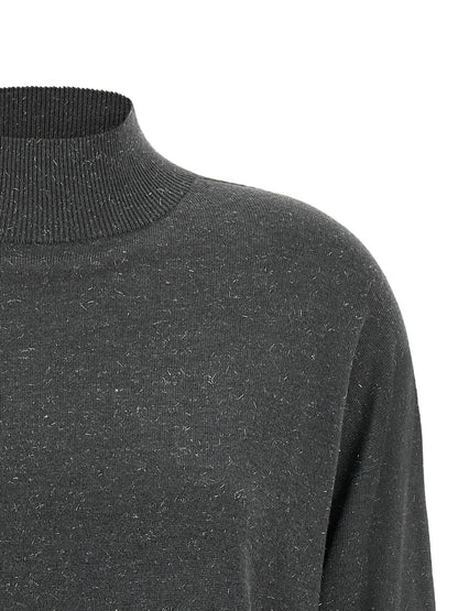 Peserico Gray Virgin Wool Cardigan