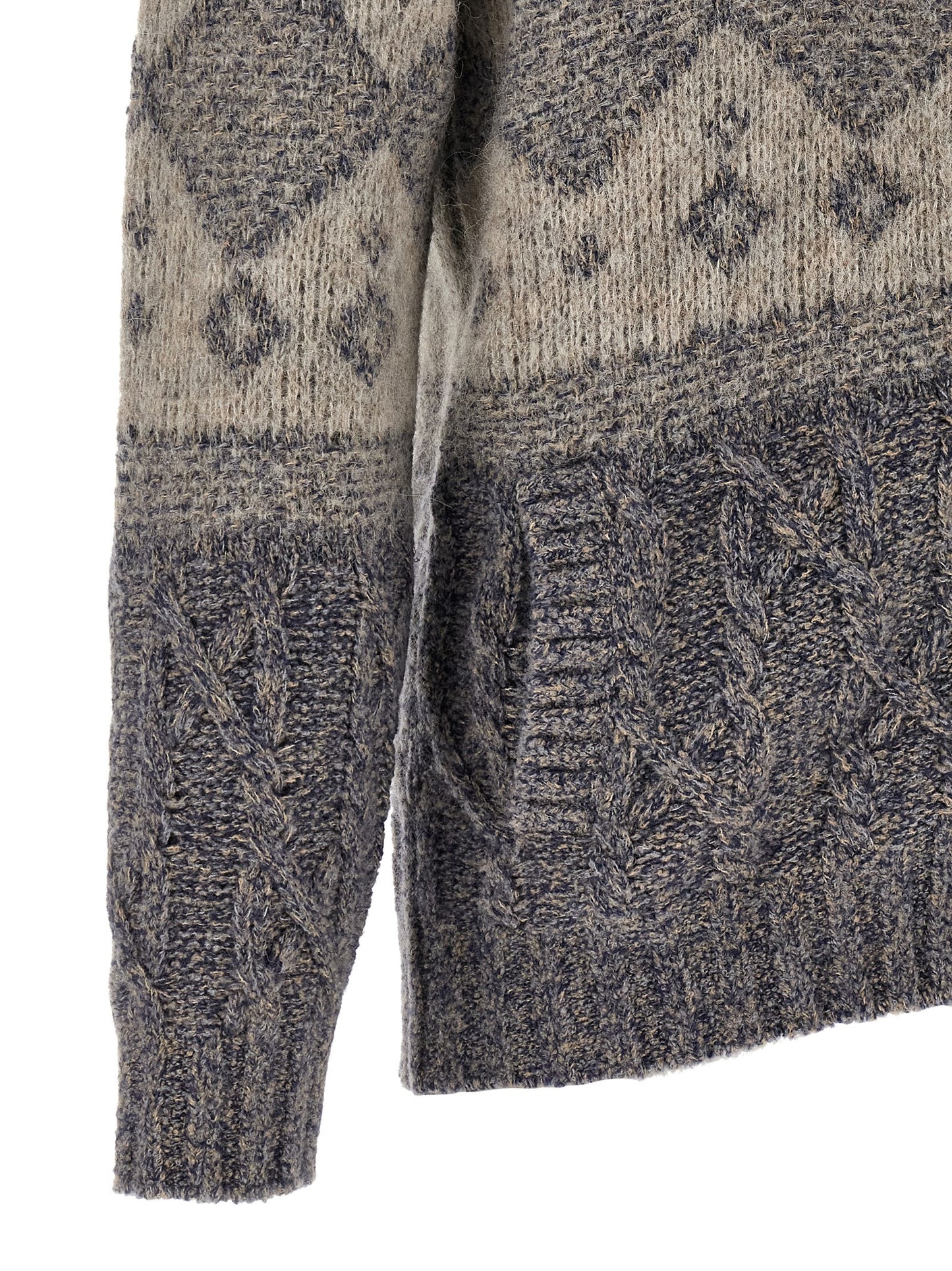 Brunello Cucinelli Gray Virgin Wool Cardigan
