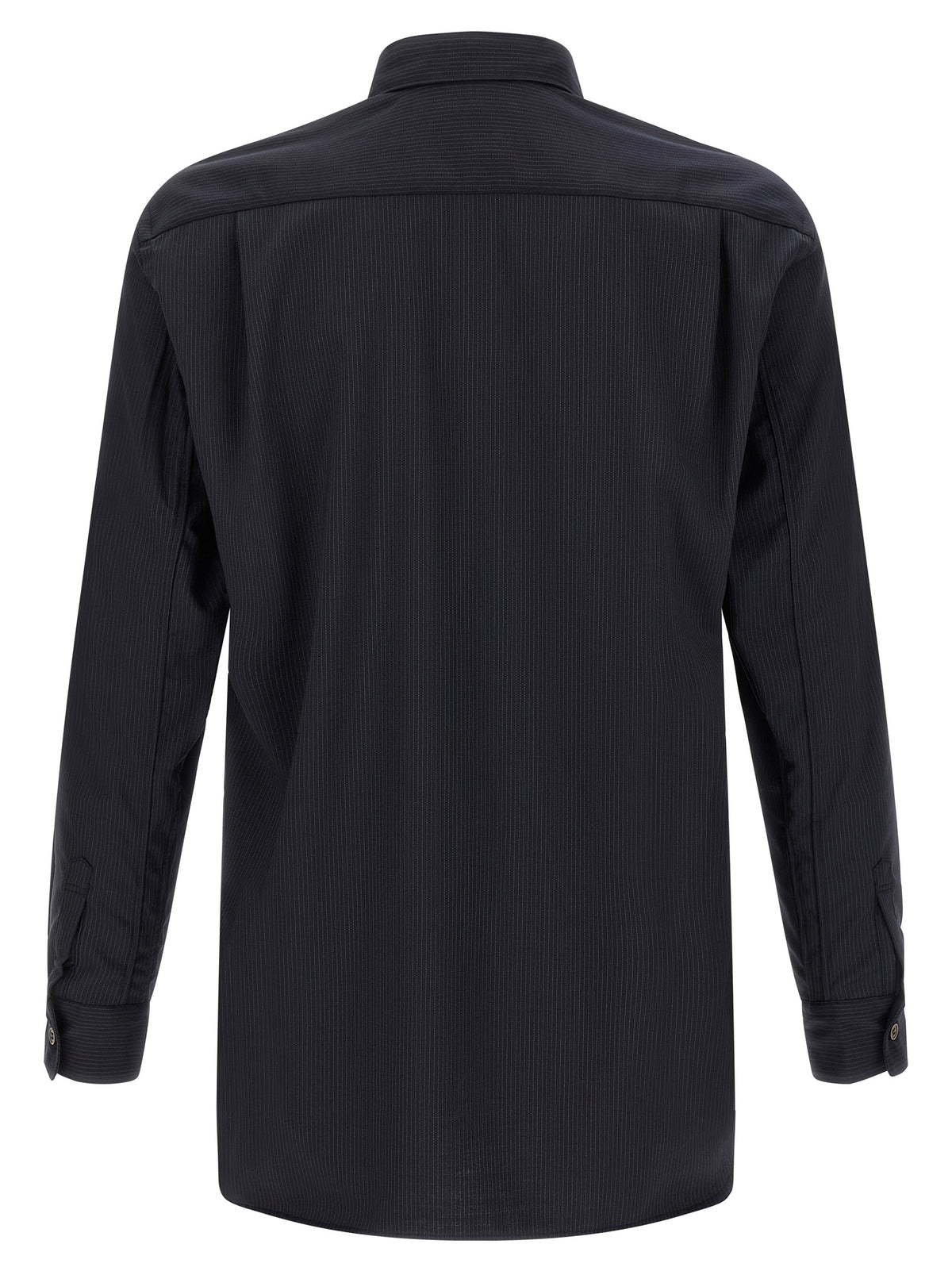 Comme Des Garçons Blue Polyester Blouse