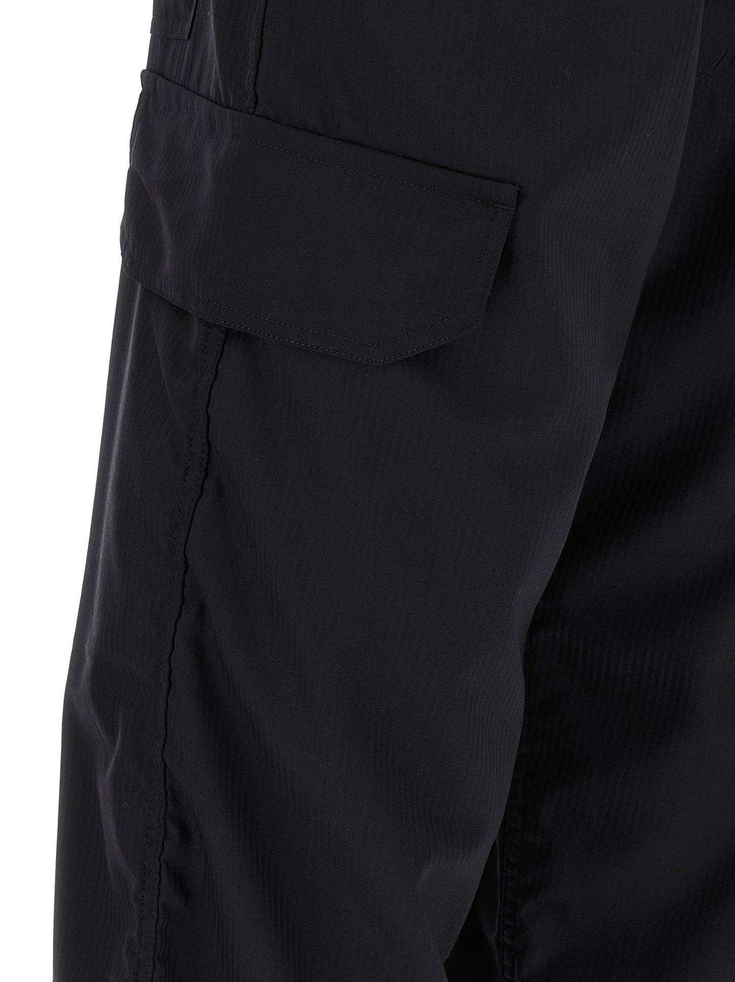 Comme Des Garçons Blue Polyester Cargo Pants