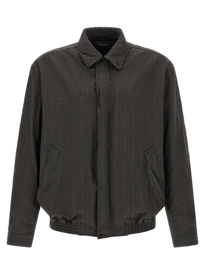 Comme Des Garçons Brown Polyester Bomber