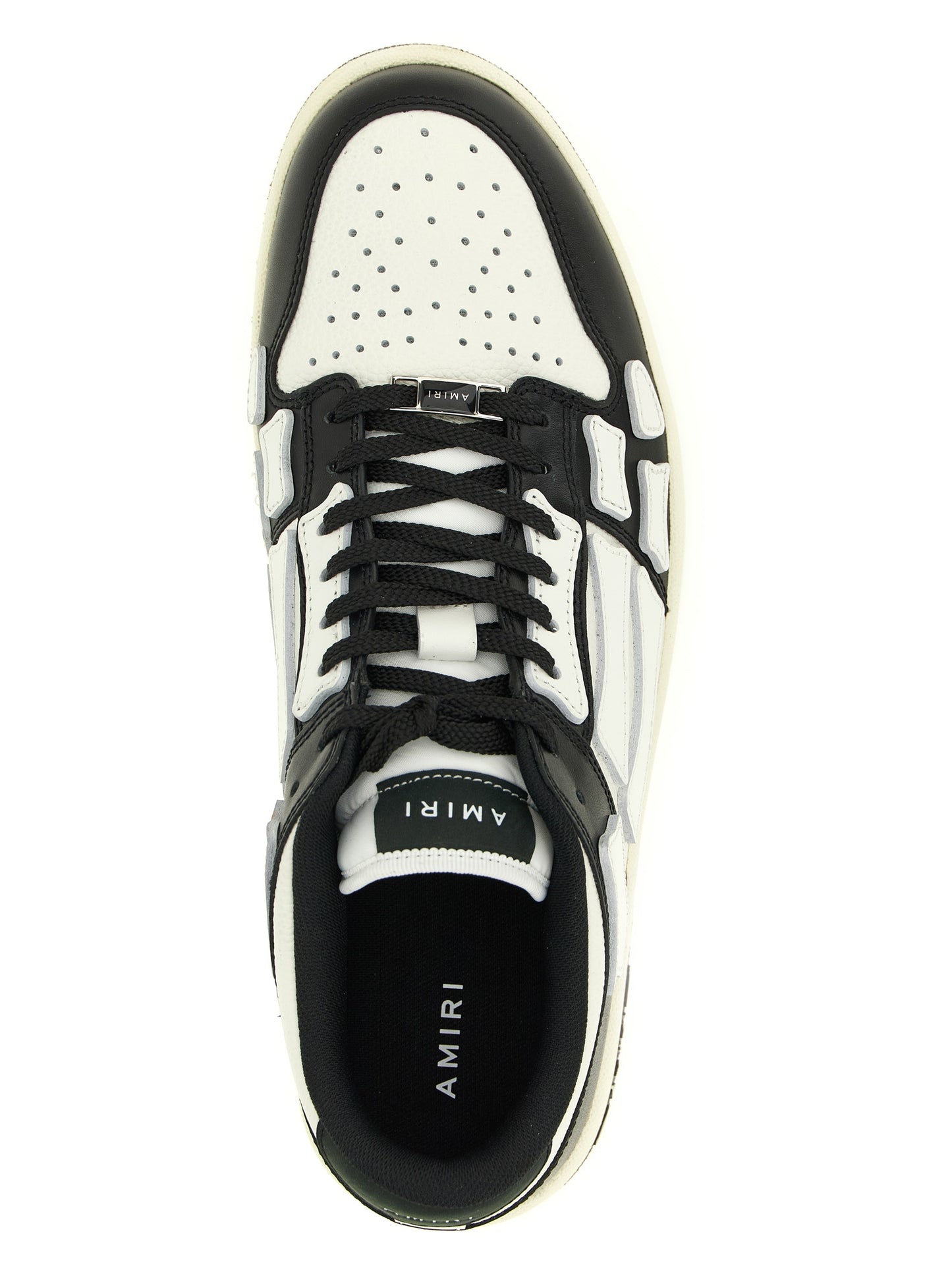 Amiri Bicolor Calfskin Low Top Sneakers