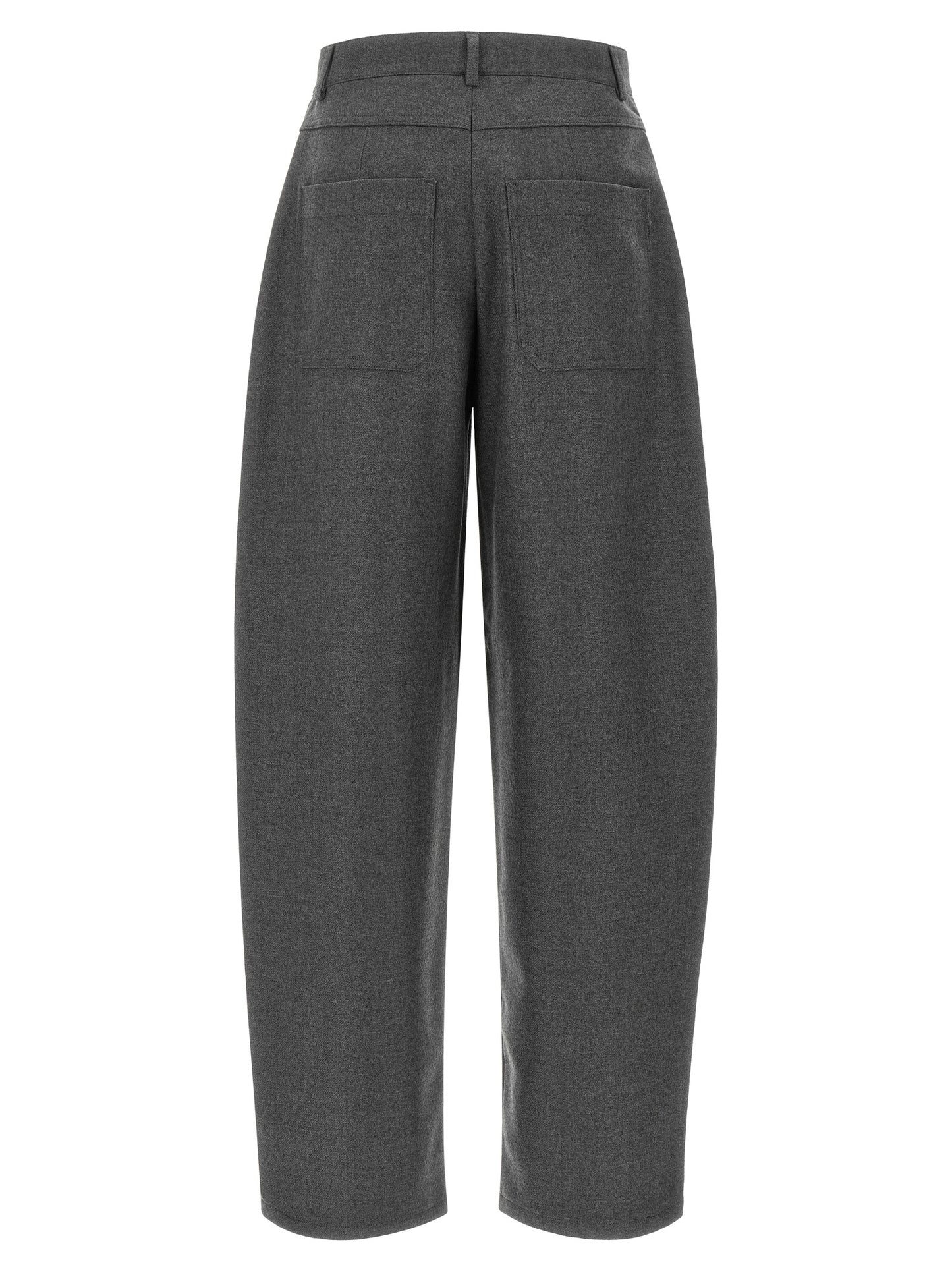 Armarium Gray Virgin Wool Casual Pants