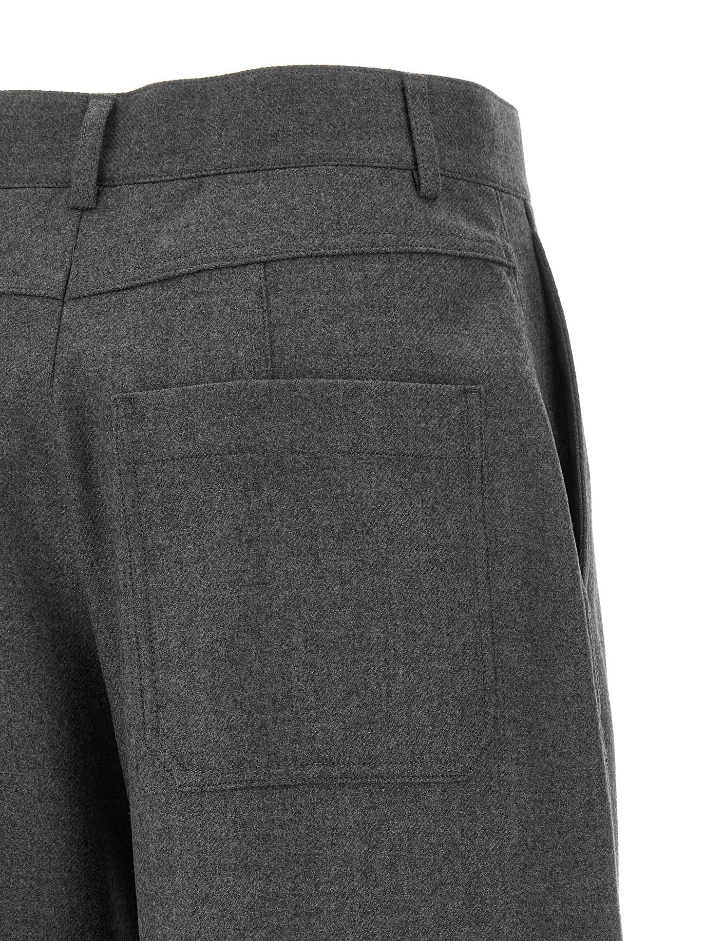 Armarium Gray Virgin Wool Casual Pants