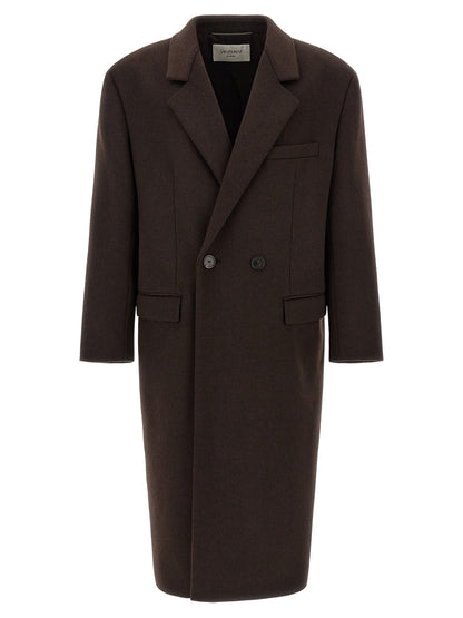 Saint Laurent Brown Wool Coat