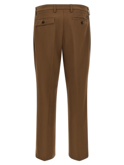 Department 5 Brown Polyester Chino Pants
