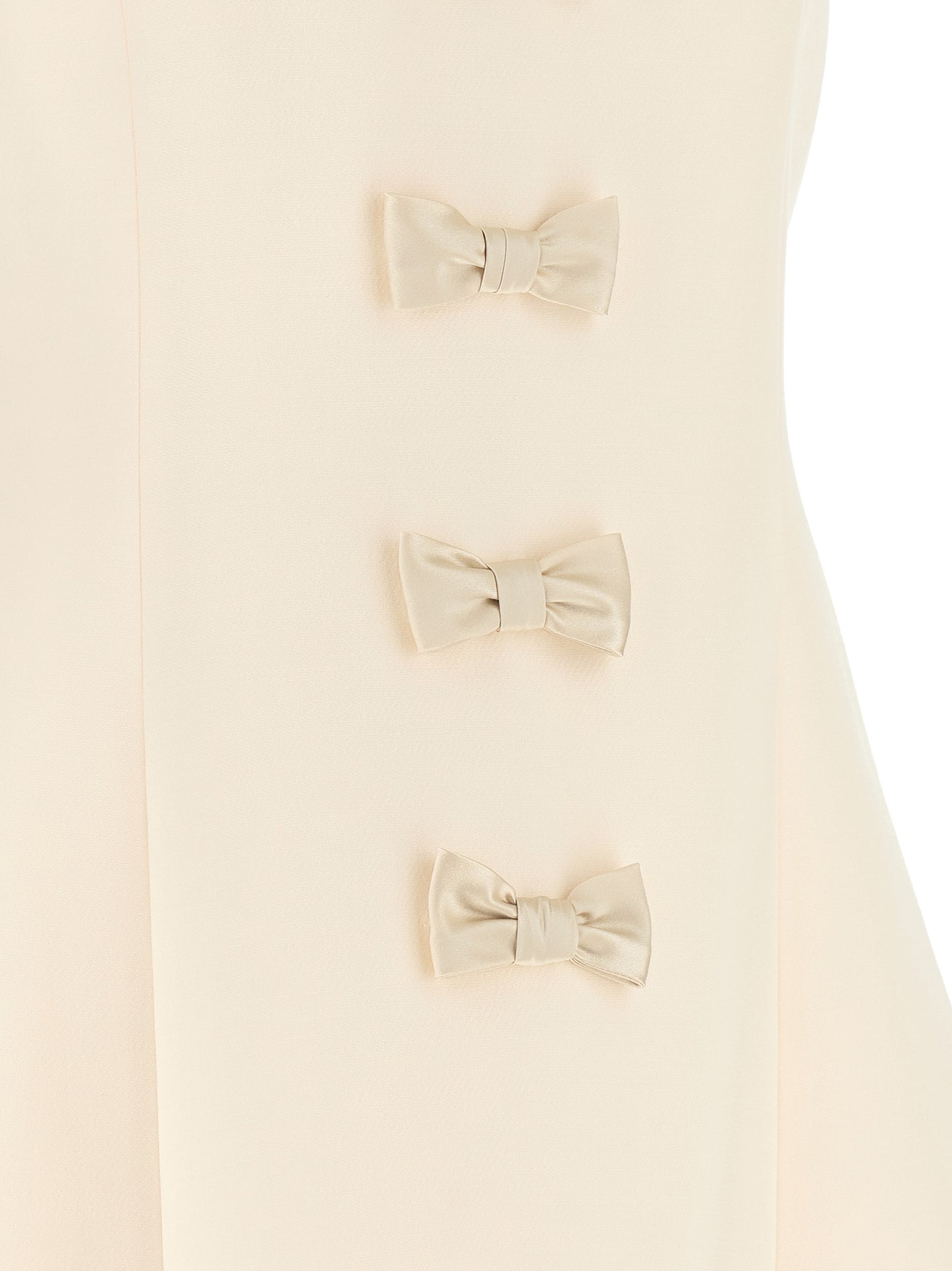 Valentino Garavani White Virgin Wool Short Dress