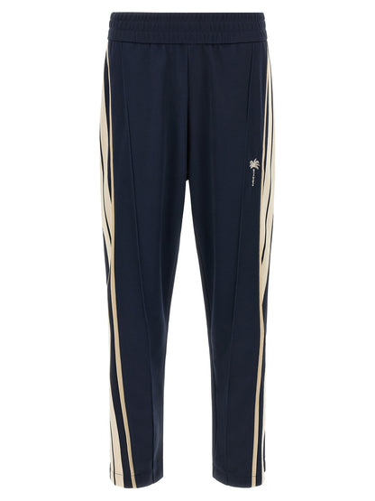 Palm Angels Blue Polyester Joggers (Workout Pants)