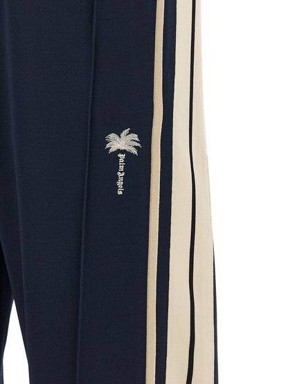 Palm Angels Blue Polyester Joggers (Workout Pants)
