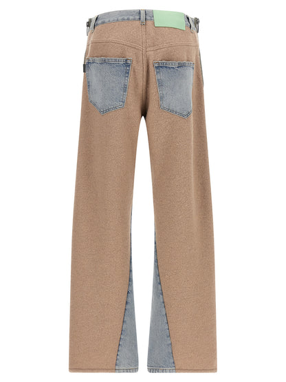 Haikure Multicolor Cotton Straight-Leg Jeans