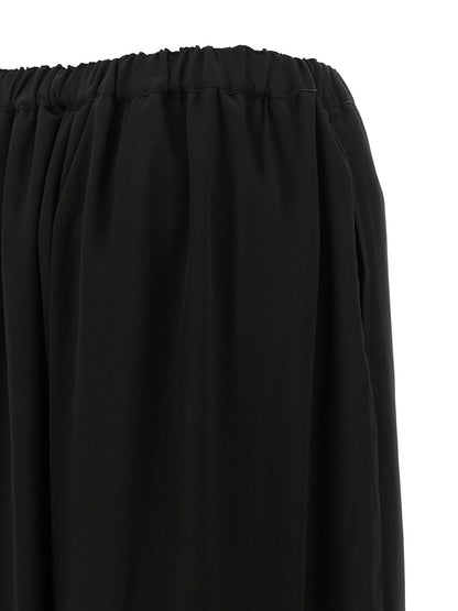 Comme Des Garçons Black Wool Casual Pants