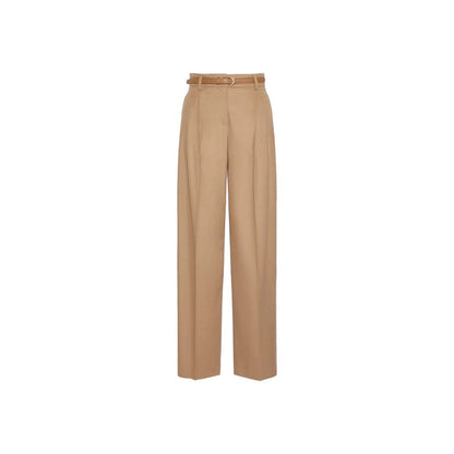 Max Mara Brown Virgin Wool Pants