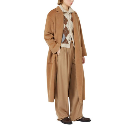 Max Mara Brown Virgin Wool Pants