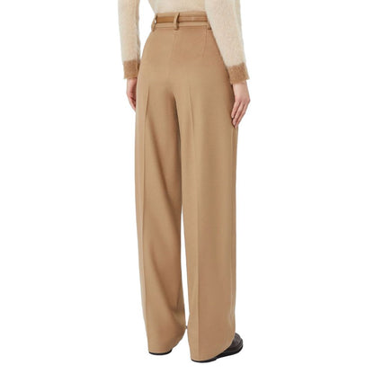 Max Mara Brown Virgin Wool Pants
