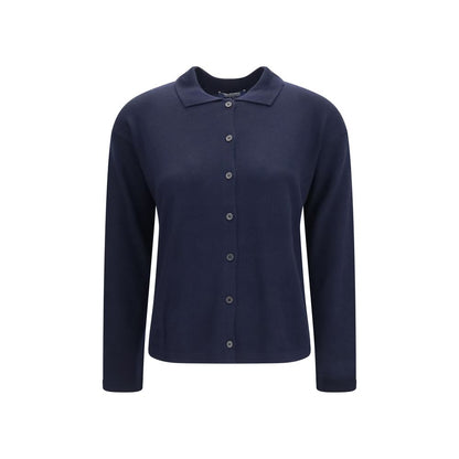 'S Max Mara Blue Wool Oves Aries Cardigan