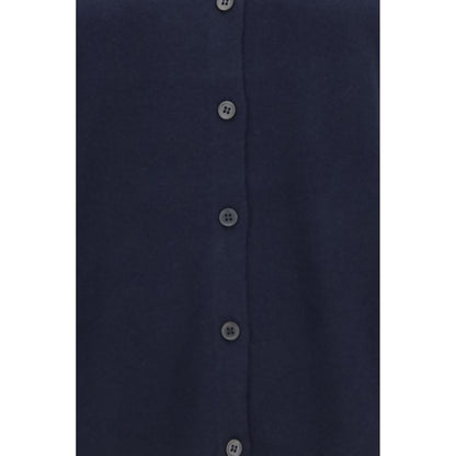 'S Max Mara Blue Wool Oves Aries Cardigan