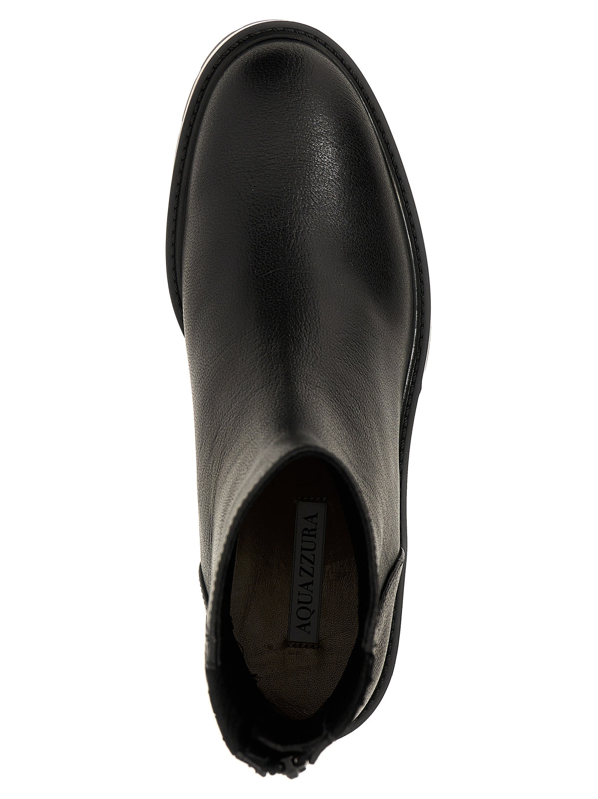 Aquazzura Black Calfskin Ankle Boots