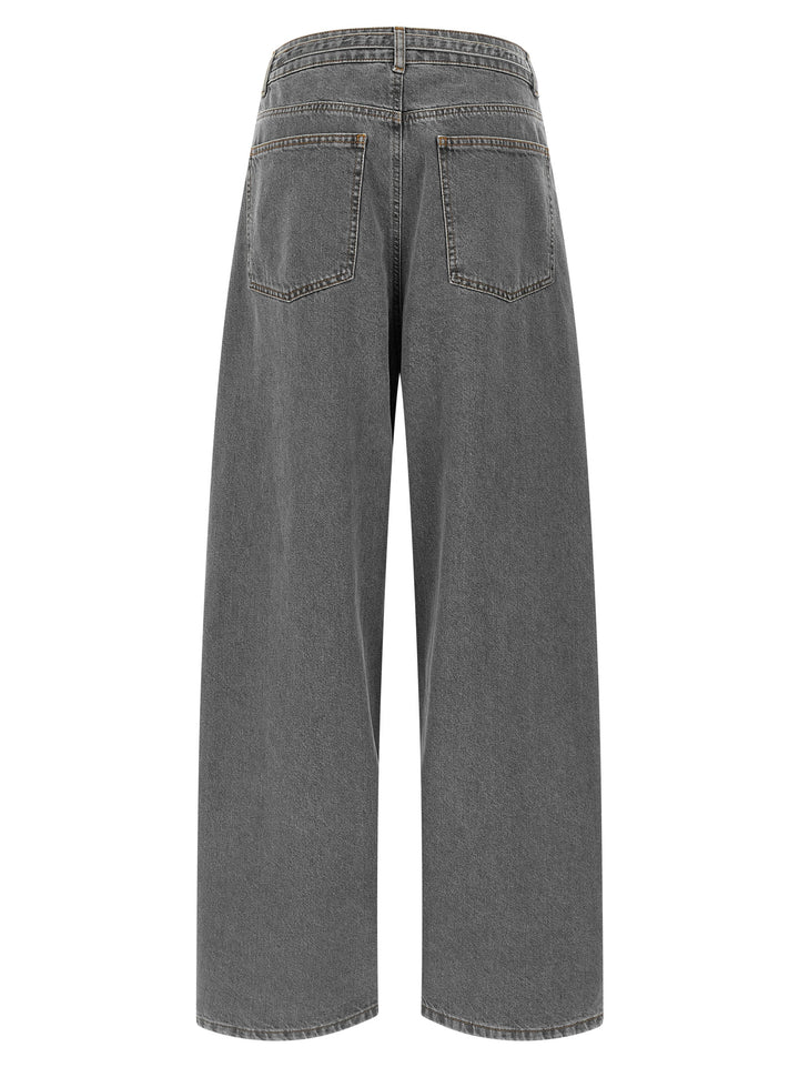 Twinset Gray Cotton Jeans Denim