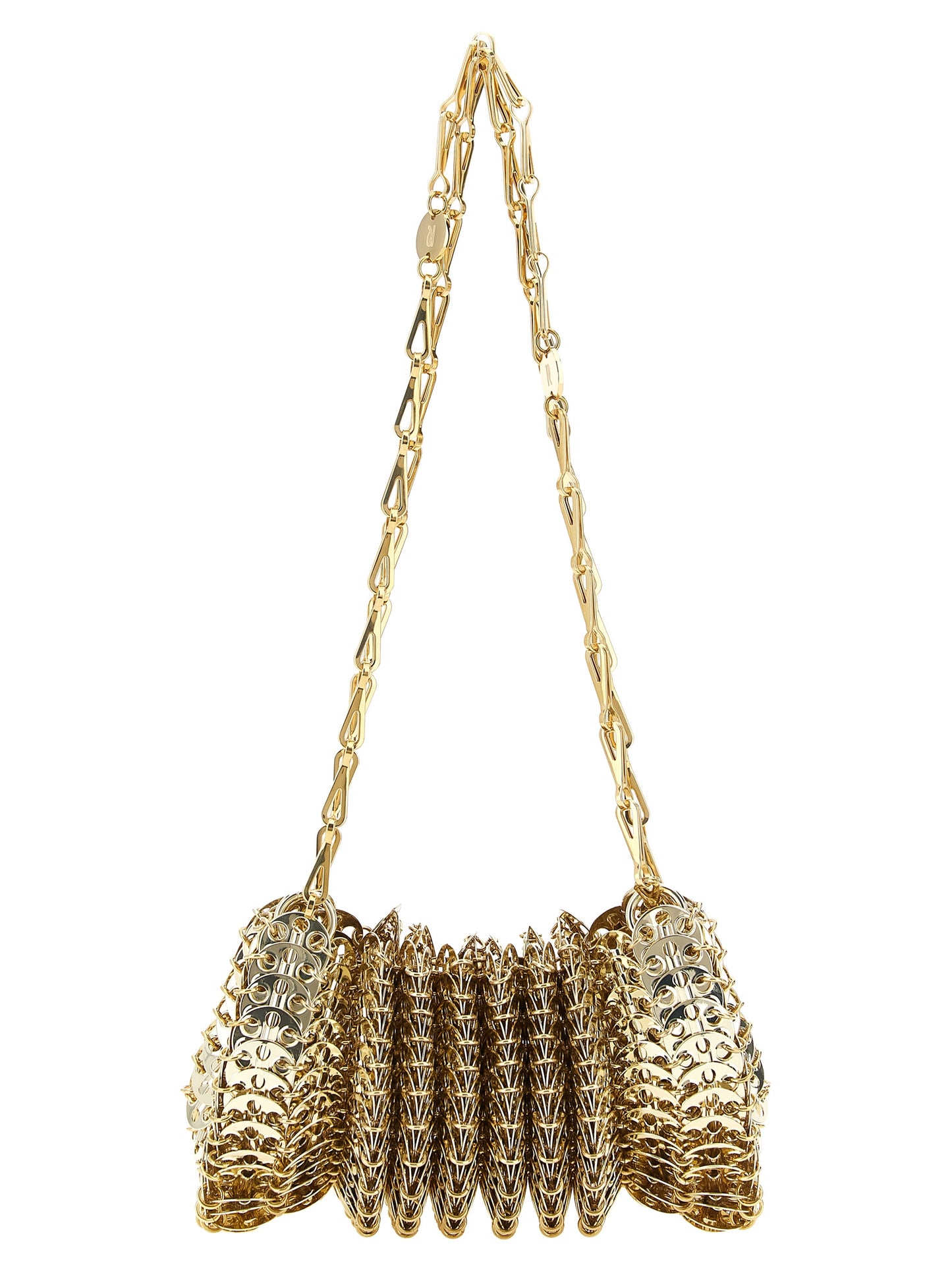 Paco Rabanne Gold Stainless Steel Shoulder Bag