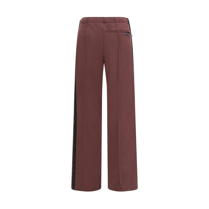 Courrèges Bordeaux Polyester Athletic Pants