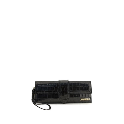 Jacquemus Black Calf Leather Bos Taurus Clutch Bag