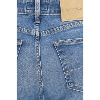Jacob Cohen Blue Cotton Relaxed Fit Jeans