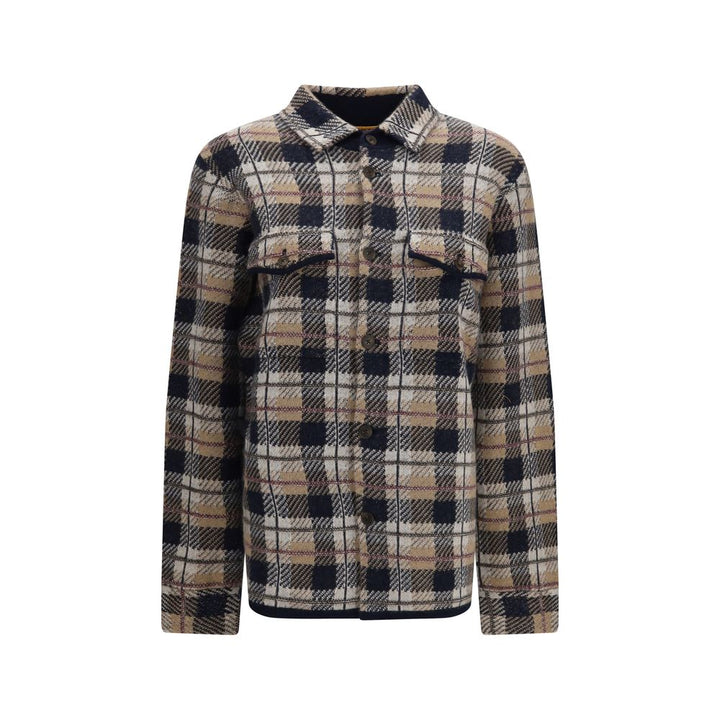 Guest in Residence Brown Cashmere Dress Shirt