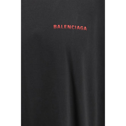 Balenciaga Black Cotton T-Shirt