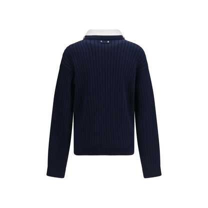 Balenciaga Blue Cotton Sweatshirt