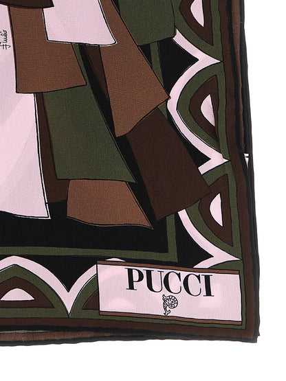 Emilio Pucci Multicolor Silk Scarf