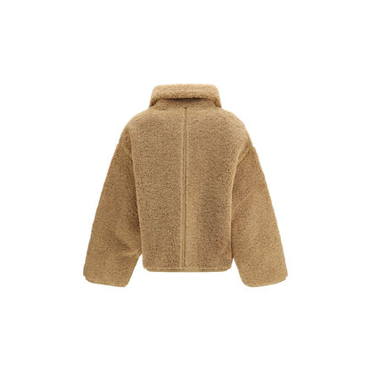 PINKO Beige Polyester Shell Jacket