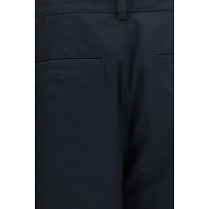 Balenciaga Black Cotton Cargo Pants