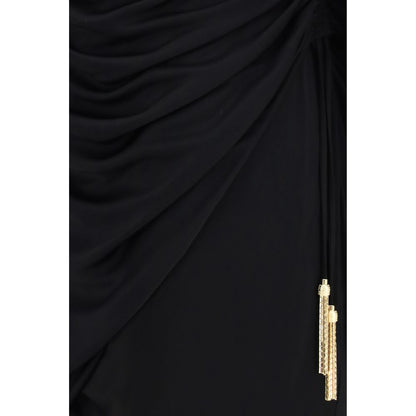Balmain Black Viscose Casual Dress