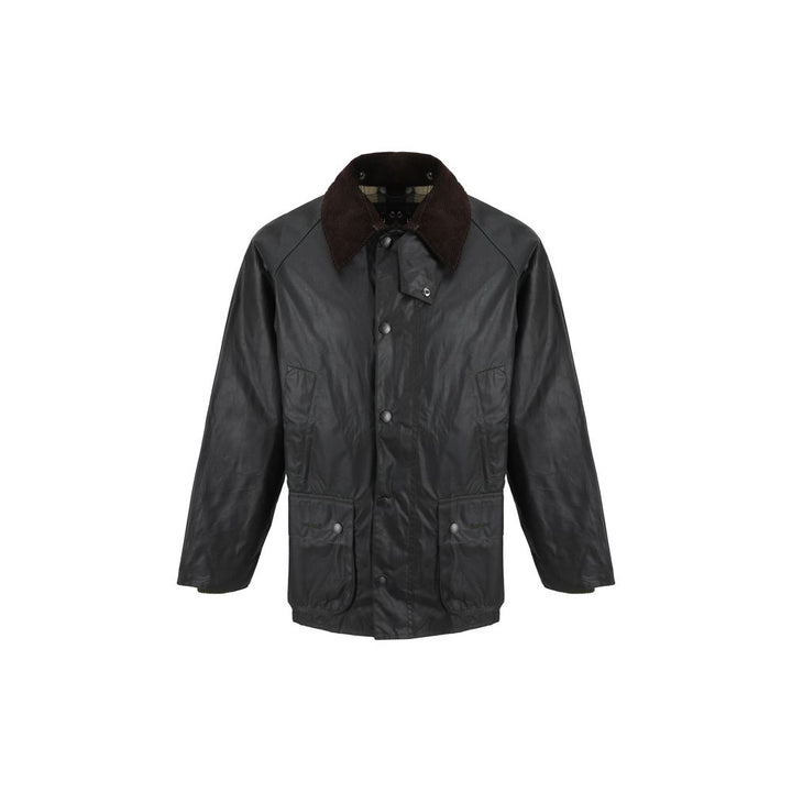 Barbour Black Cotton Full-Length Jacket