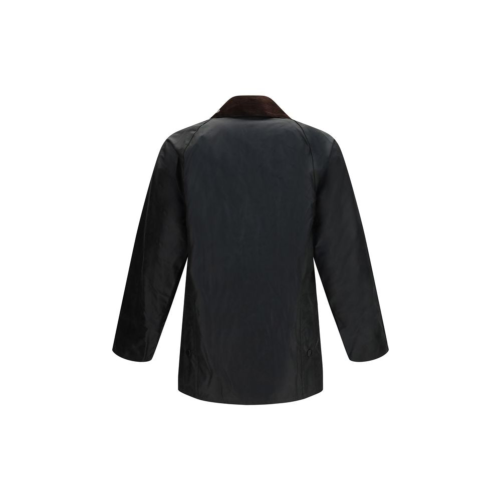 Barbour Black Cotton Full-Length Jacket